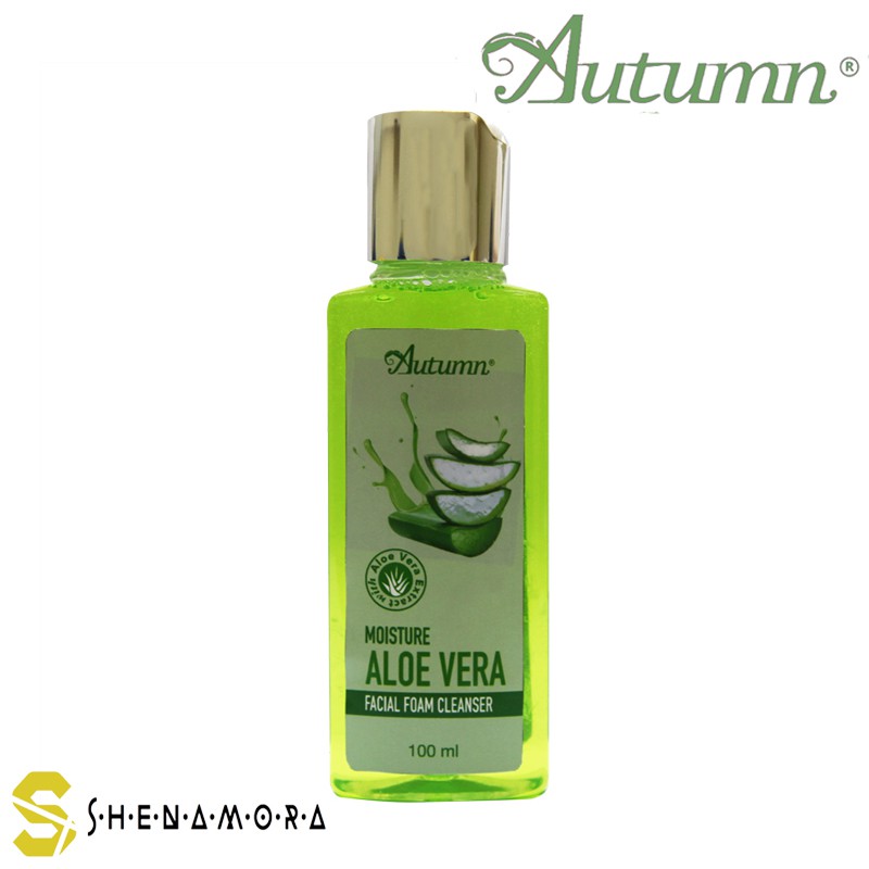 AUTUMN MOISTURIZER ALOE VERA FACIAL FOAM CLEANSER 100ML