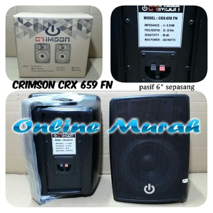 speaker pasif crimson crx a 659 fn crimson crx a659 crimson crxa659