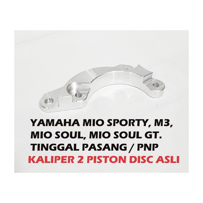 BREKET KALIPER 2 PISTON NISN BRMBC DISC PIRINGAN CAKRAM UKURAN STANDAR HONDA 190MM YAMAHA 200MM BEAT,SCOOPY,MIO,FINO,VARIO,XEON,GENIO,SPACY,XRIDER,MIO,M3,Z,J,SPORTY,S,SMILE,BEAT,KARBU,FI,ESP,VARIO,110,125,150 NEW DLL  BRACKET DUDUKAN CALIPER STANDART