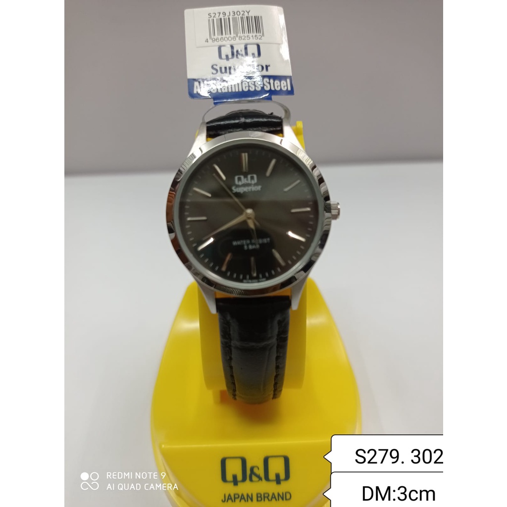 Jam Tangan Wanita Classic Casual Kulit Leather Analog Original Q&amp;Q QnQ QQ S279 QB43 Series