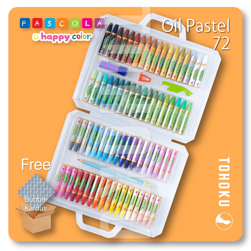 Pascola Oil Pastel 72 Warna - Crayon Pascola-2