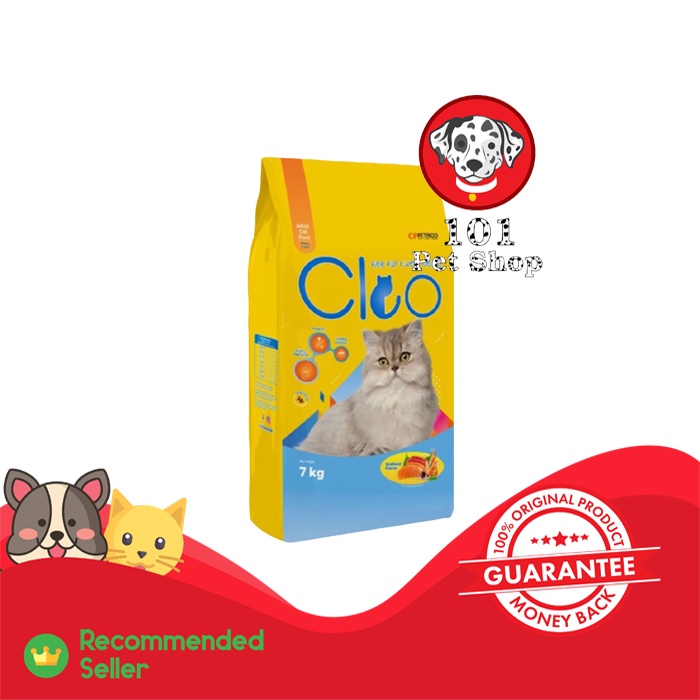 MAKANAN KUCING CLEO ADULT SEAFOOD 7KG ( KHUSUS GOSEND &amp; GRAB )