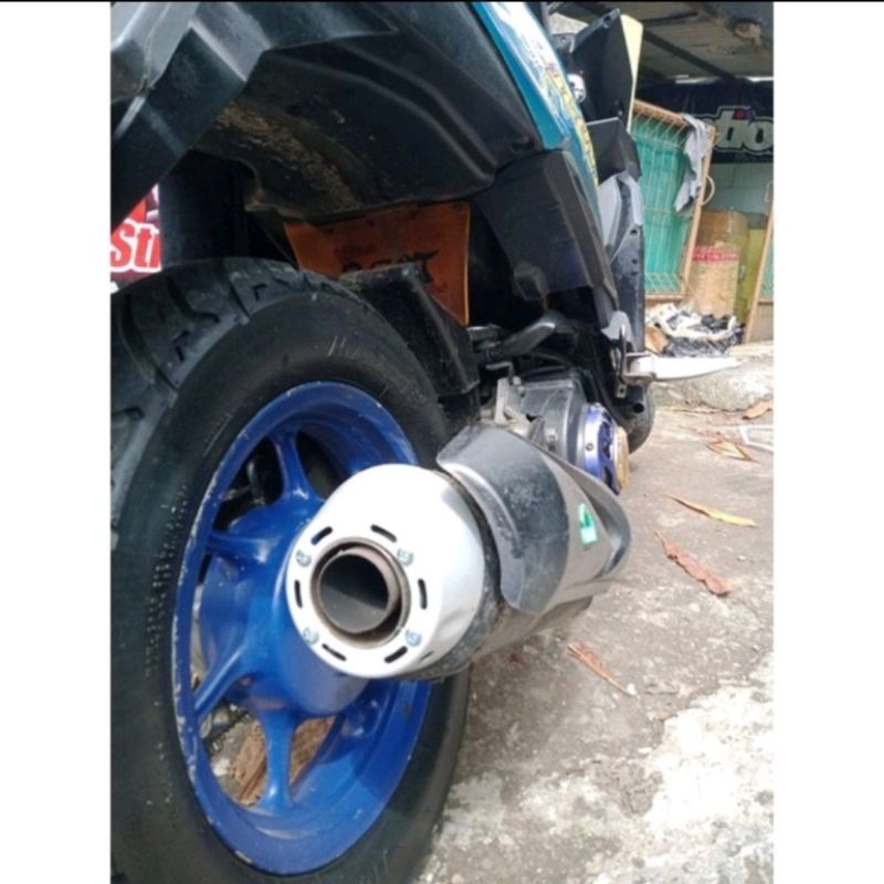 end muffler corong knalpot encup moncong knalpot corong knalpot copy cms zrc 54n wrc tsukigi tsugi universal beat scoopy mio vario pcx nmax aerox end muffler end cup moncong knalpot vario 125 150 pcx  ORIGINAL MADE IN INDONESIA