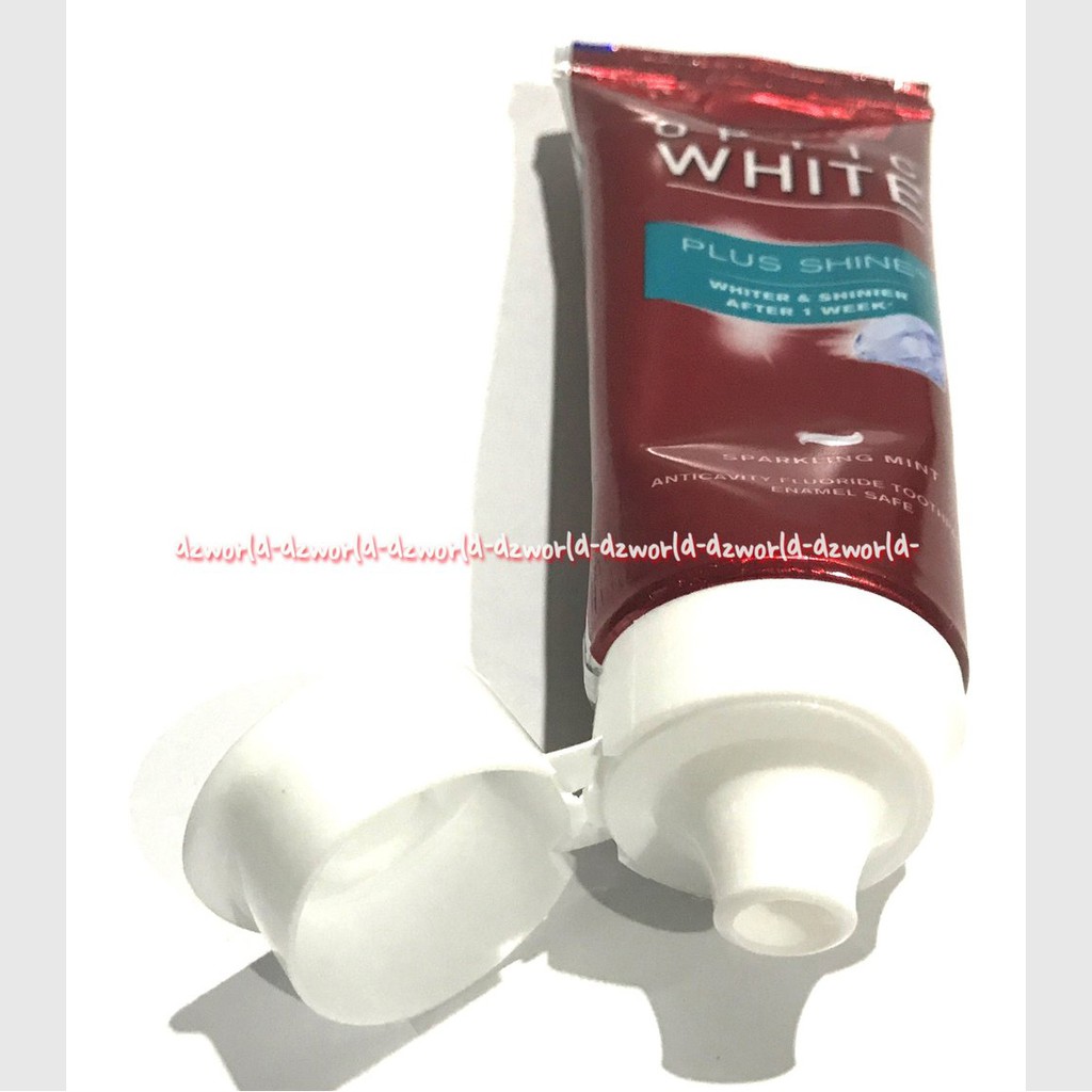 Colgate Optic White Plus Shine Sparkling white 100g Mencegah Gigi Berlubang Odol Membuat Gigi Putih