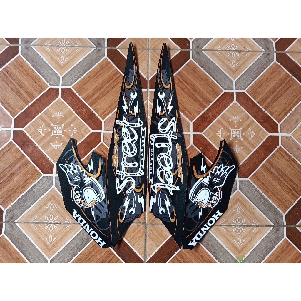 sticker striping honda motor beat street 2021