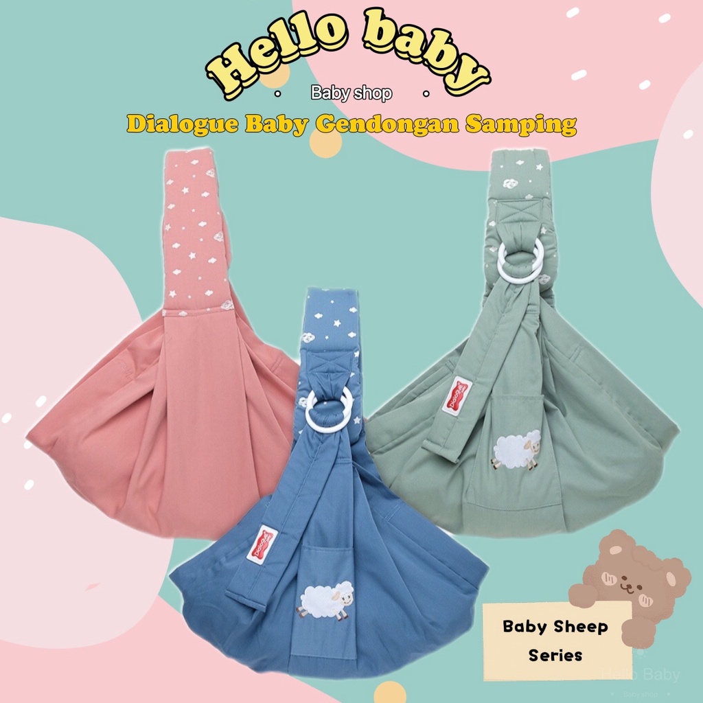 Dialogue Baby Gendongan Samping 6in1 M-Shape Baby Sheep Series - DGG4315