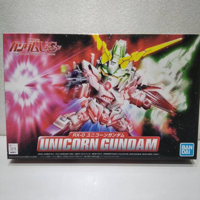 Gundam SD BB RX-0 unicorn