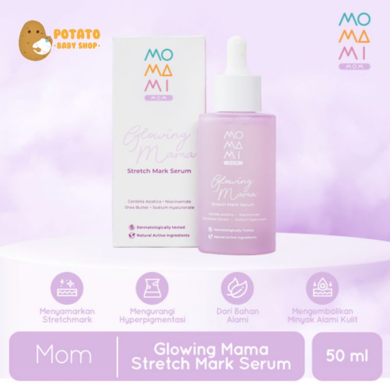 Momami Glowing Mama Strecth Mark Serum 50ml