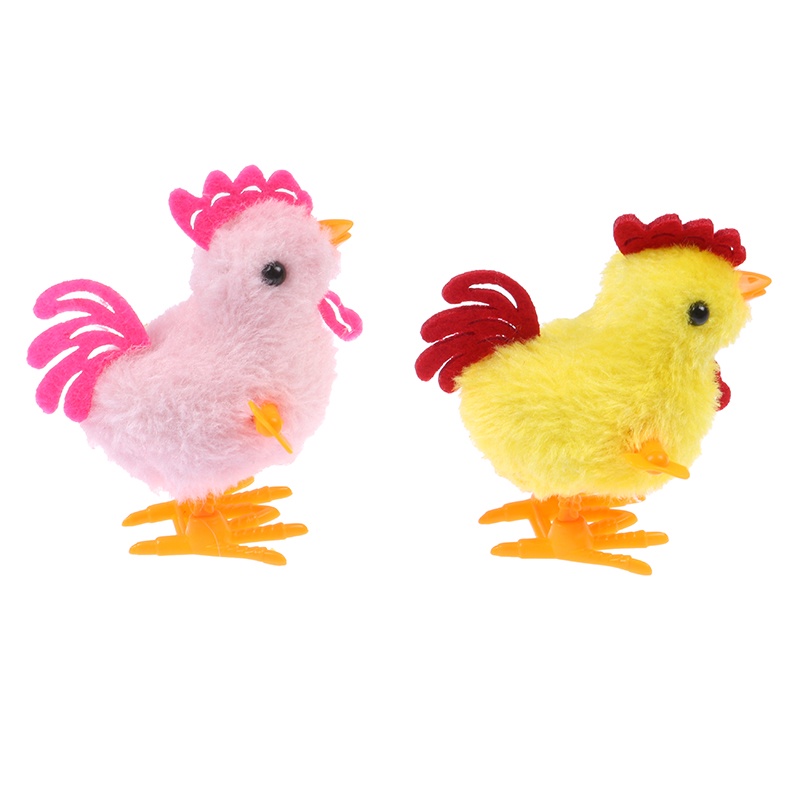 (dreamdreaming.id) Mainan Edukasi Anak Boneka Plush Ayam Berjalan / Melompat Model Putar