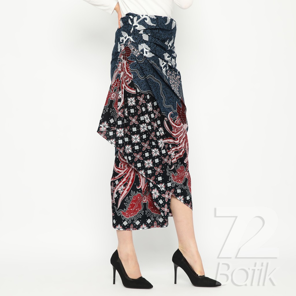 ROK BATIK SPAN Skirt Lilit Alonso Kebaya Instan Modern Wanita Warna Biru Dongker Merah Abu 725753 Cap 72 - Rok Batik Lilit Bawahan Skirt Kamen Kebaya Songket Batik Panjang Plisket Span Instan Jadi Bali Lembaran Premium Modern Untuk Wanita Kondangan