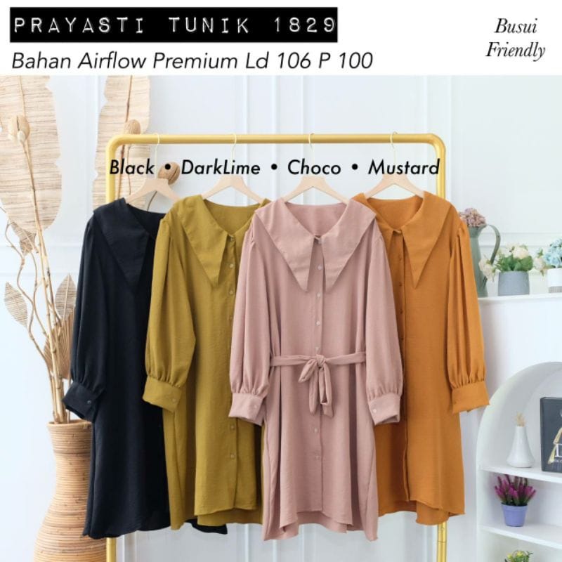 PRAYESTI TUNIK / ATASAN WANITA / ATASAN KERJA