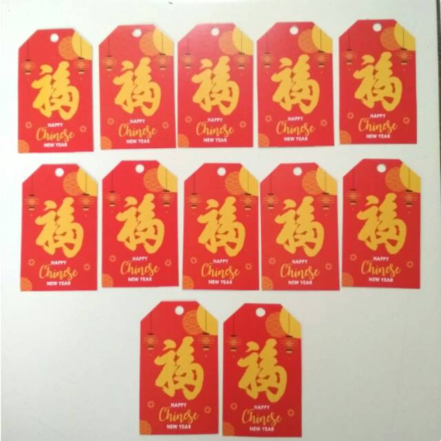 

Hang Tag Imlek For Hampers / Souvenir Chinese New YearYear bg