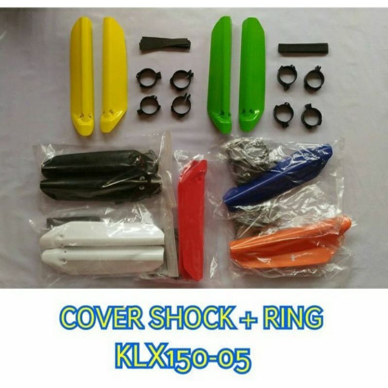 COVER SHOCK KLX 150+RING KLX 150 TUTUP SHOCK TRAIL FORK GUARD KLX 150 TRAIL SUPERMOTO MOTOCROSS