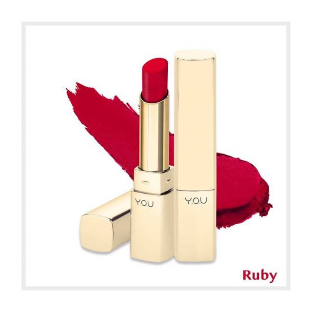 Y.O.U Color Lipstik Matte #Ruby
