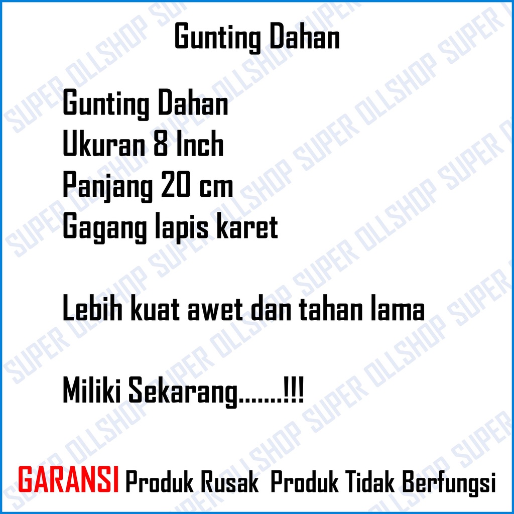 Gunting Dahan Alat Potong Dahan Ranting Stek Gunting Dahan Ranting Pruning Batang Daun Tanaman Bunga Gunting