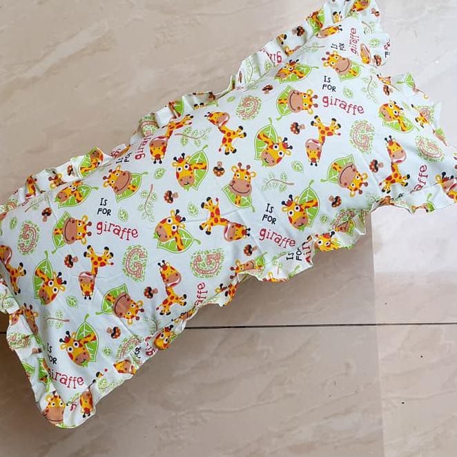 ofmw bantal & sarung bantal cinta mini / bahan katun / halus / bird - pink cupcakes 3v7s