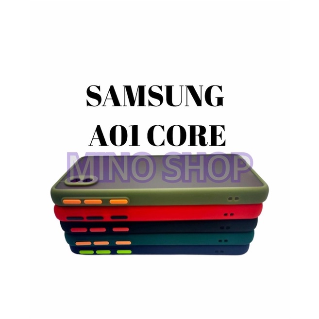 SOFTCASE SAMSUNG A01 CORE - HARDCASE DOVE MYCHOICE PLUS PELINDUNG KAMERA - AERO CASE