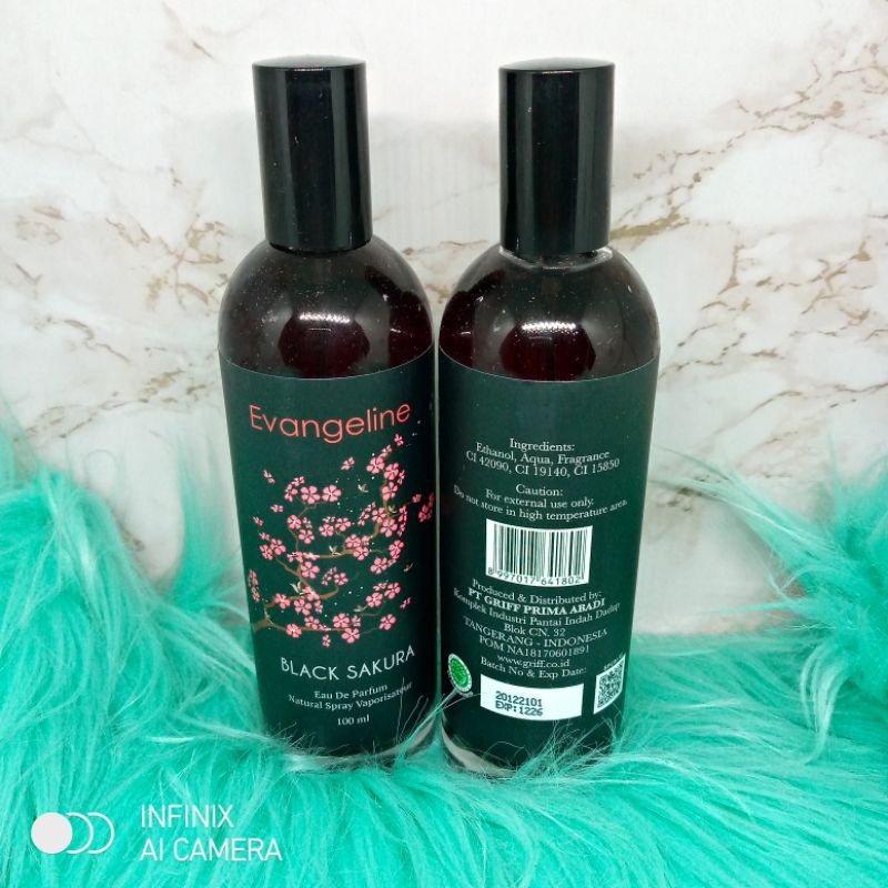 PARFUM EVANGELINE BLACK SAKURA 100ML