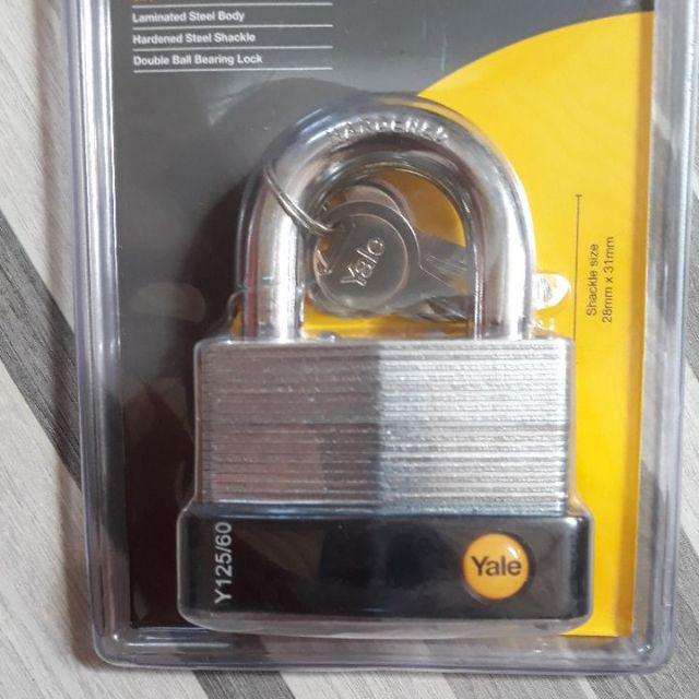 Yale Gembok Y125-60-133-1 - 60mm Laminated Steel Padlock