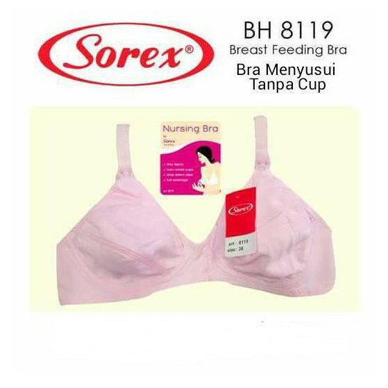 sandang bra bh sorex Menyusui wanita ibu hamil | Nursing Bra 8119 tanpa kawat