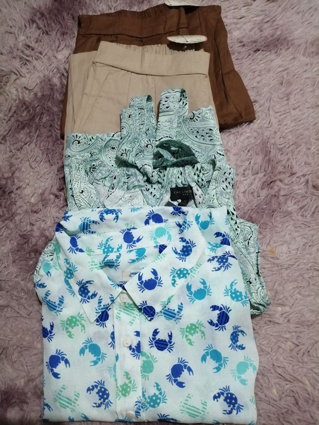 2685 - Talbots Printed Sleeveless Blouse | Tanktop Kerah