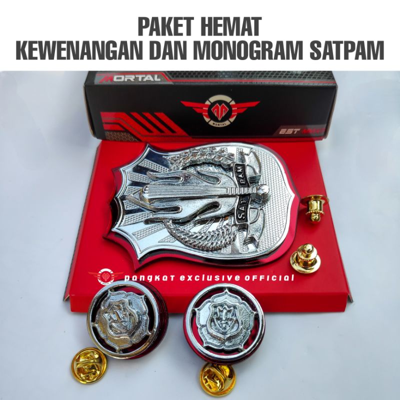 KEWENANGAN SATPAM DAN MONOGRAM SATPAM -PAKET HEMAT