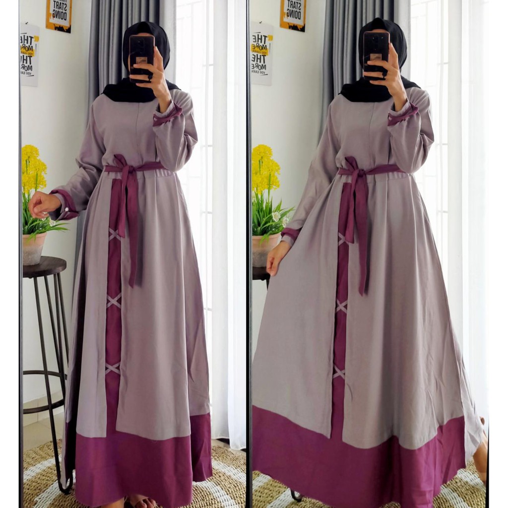 TERBARU ~ Gamis Tiara Maxy / Fashion Muslim / Gamis Muslim