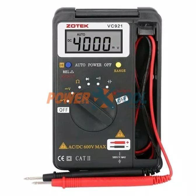 ZOTEK MULTIMETER / AVOMETER DIGITAL / MULTITESTER DIGITAL (VC921)