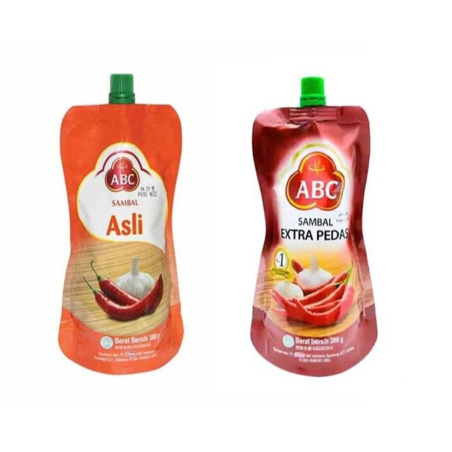 

Saos ABC Sambal POUCH 380 gram (ASLI & EXTRAPEDAS)