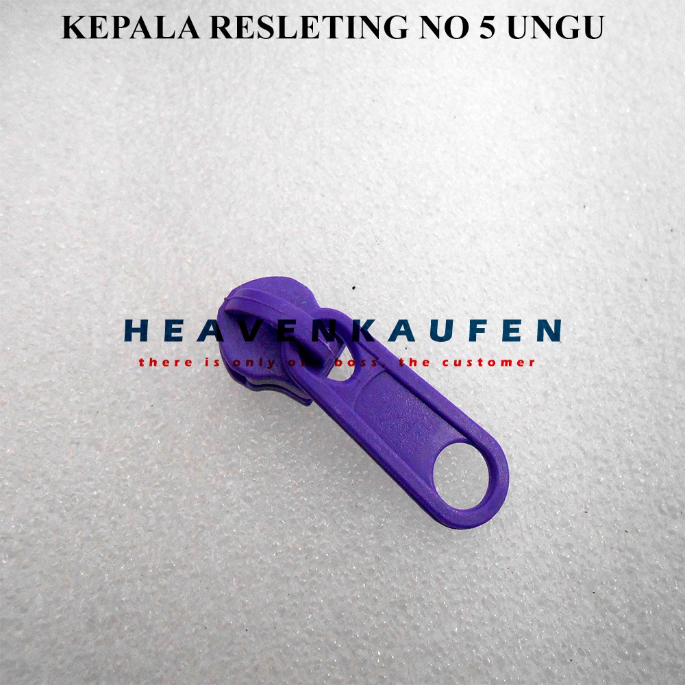 Kepala Resleting / Kepala Sleting No 5 Ungu Murah