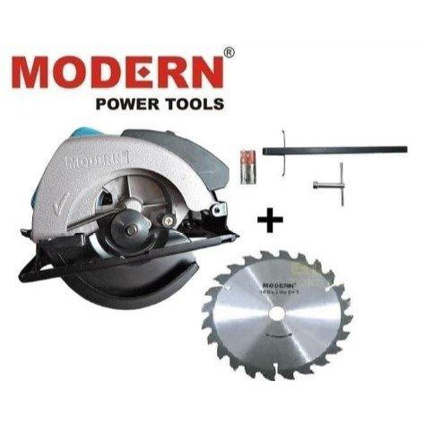 Mesin Sirkel Mesin Gergaji Sirkel Potong Kayu M2600L laser Circular Saw 7 inch MODERN ORIGINAL