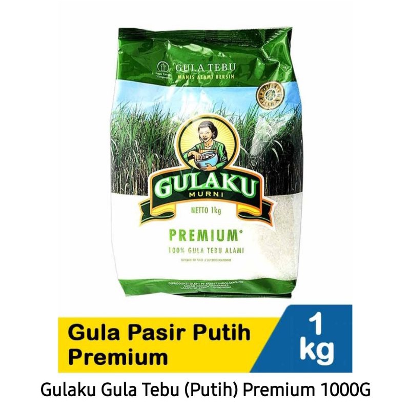 

Gulaku Gula Tebu (Putih) Premium 1000 G