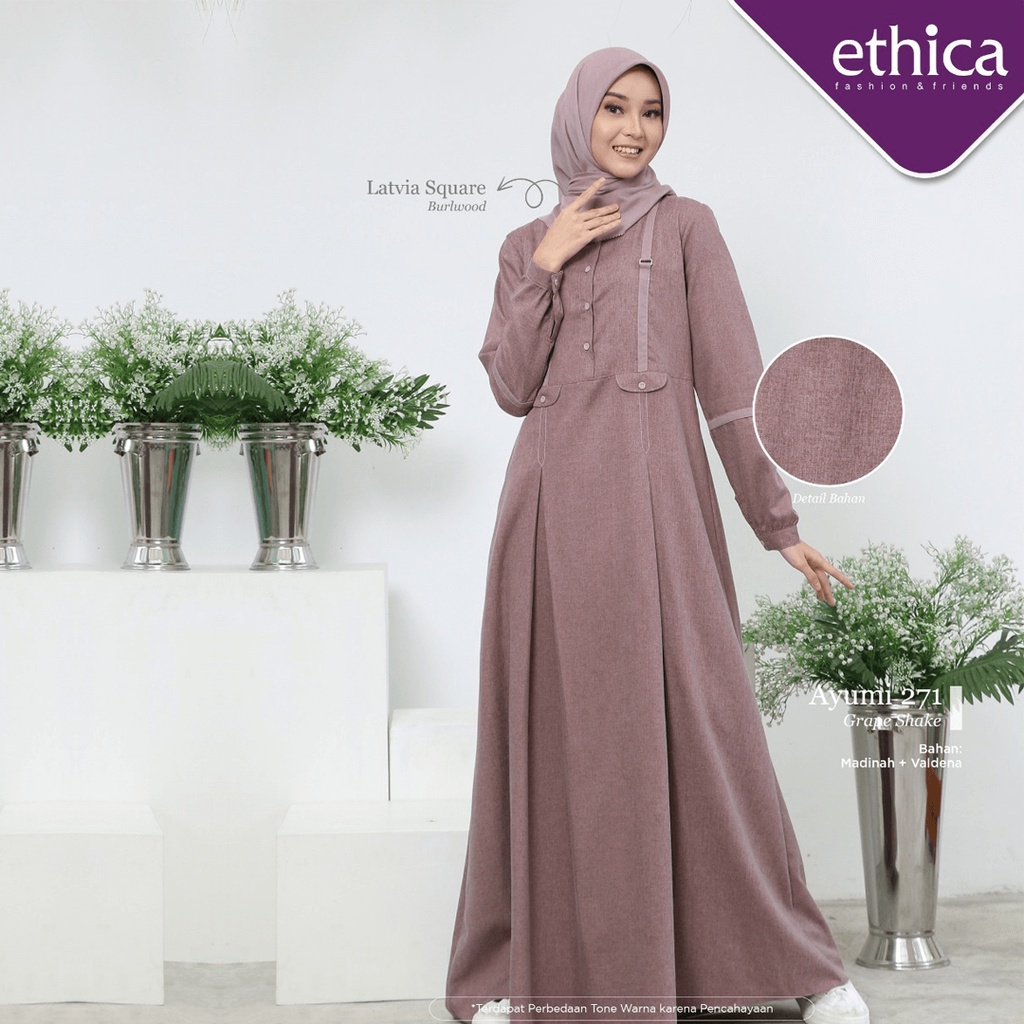 Ayumi 271 Gamis Ethica Grape Shake