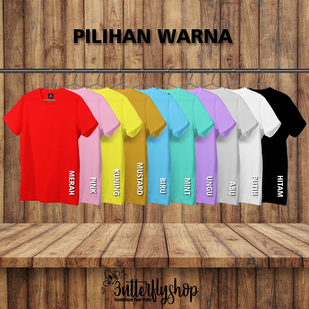 [KAOS DEWASA]  BTS t-shirt kaos jimin jungkook jin  full color warna lengkap cotton katun combed