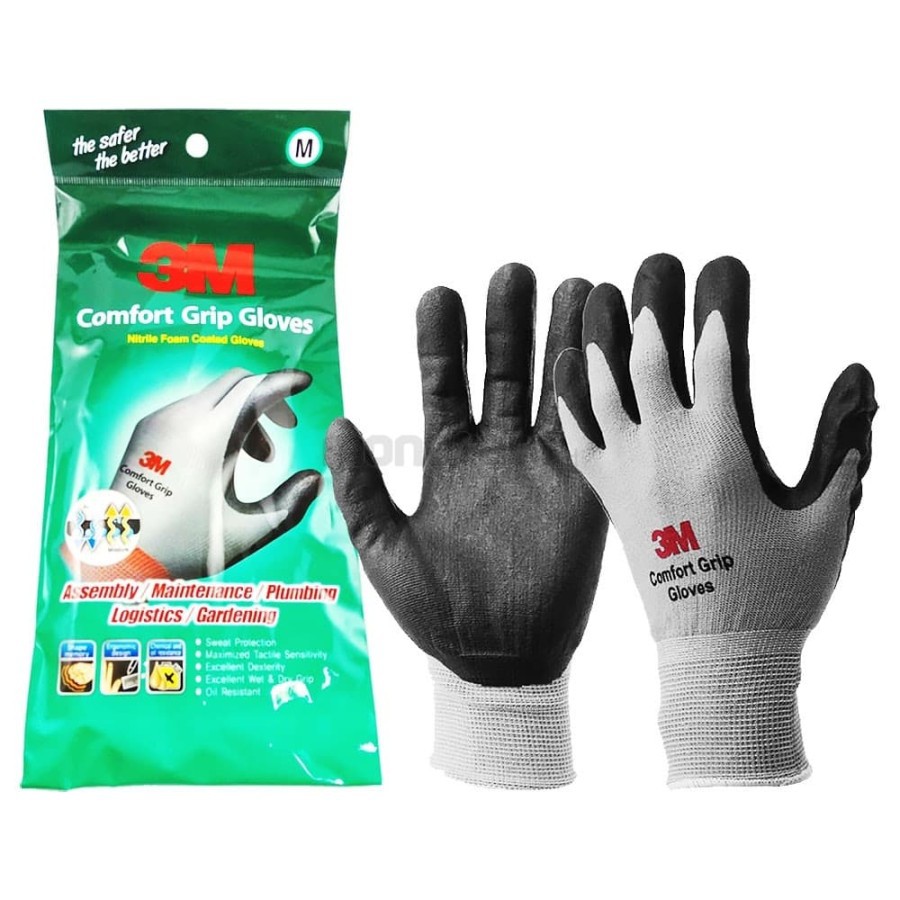 Foam Coated Gloves 3M / Sarung tangan karet 3M