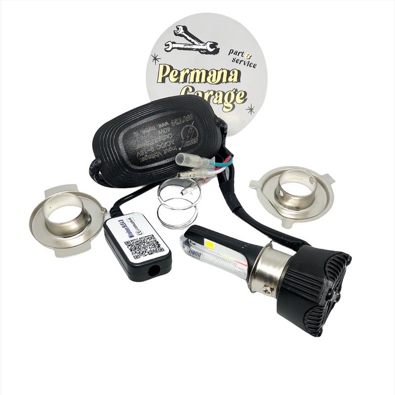 Lampu LED DRL remote bluetooth wireless Original RTD M02K universal semua motor vespa matic