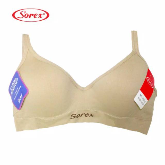 SOREX Bra Casual Comfort 65002  Bra SPORT busa tipis Berkawat