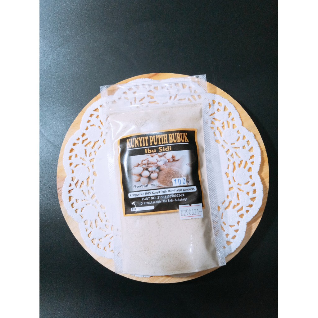 

KUNYIT PUTIH BUBUK MURNI HERBAL IBU SIDI 100 GRAM