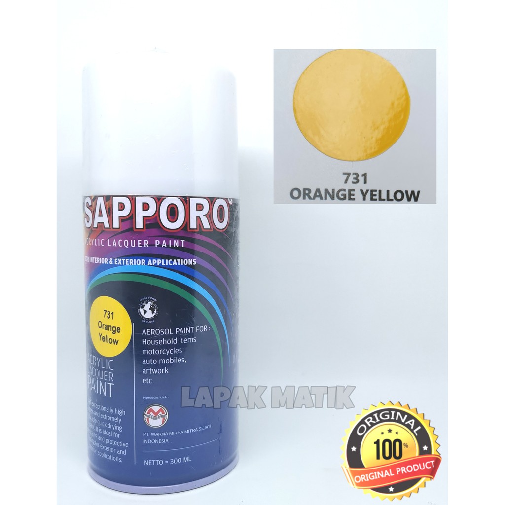 Pilok Sapporo ORANGE YELLOW 731 300ML