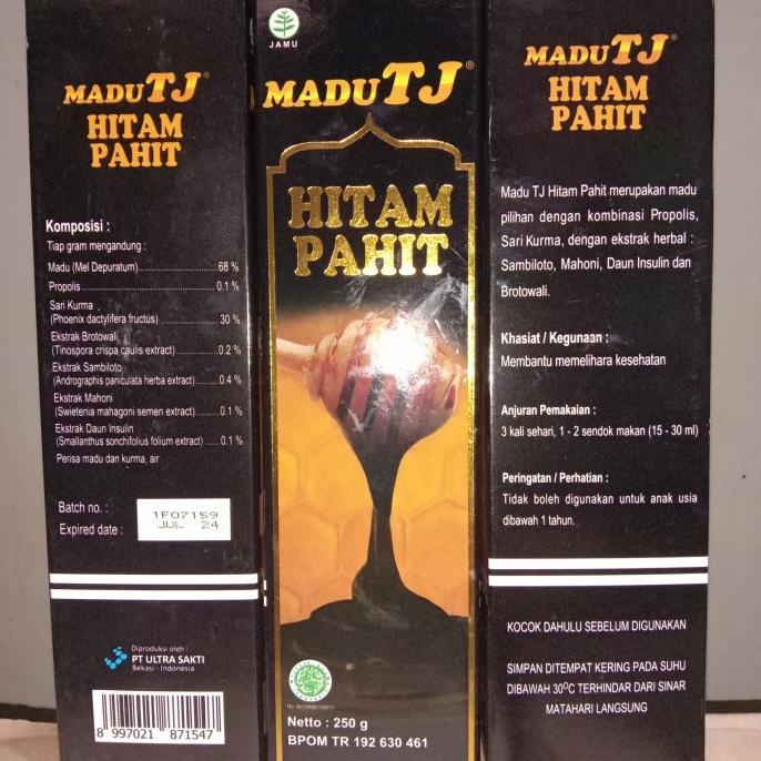 Harga madu tj hitam pahit