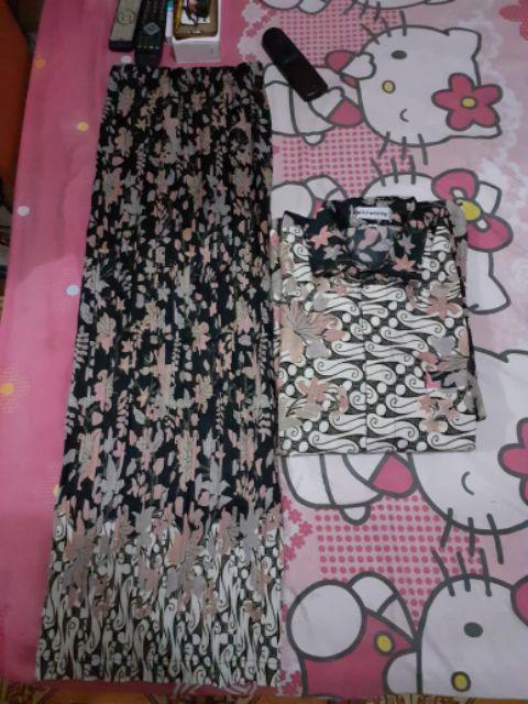 Couple Batik Hyva Black / Sarimbit Batik Hayva