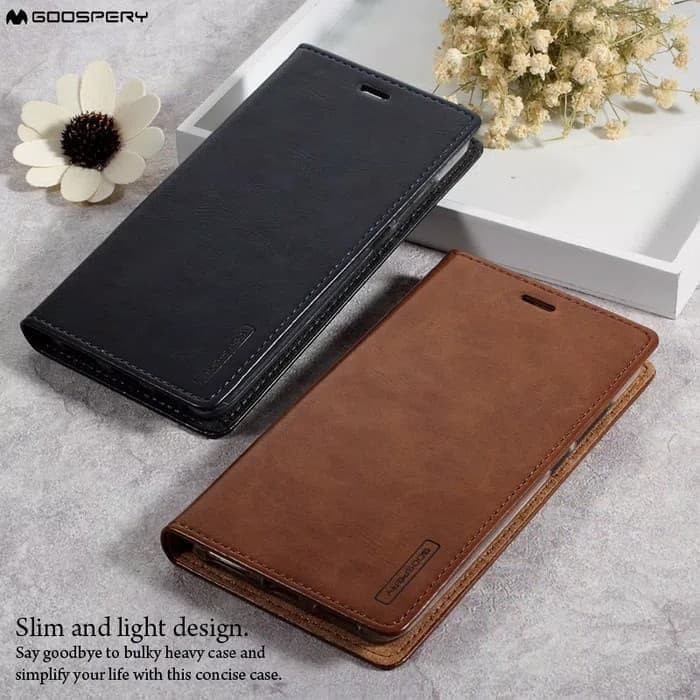 Samsung Galaxy S8plus Sarung Goospery Blue Moon Flip Wallet Case