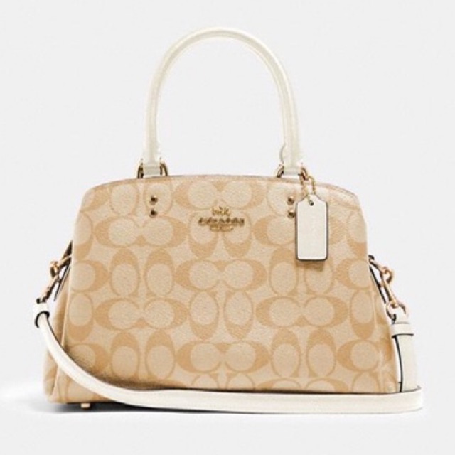 COACH MINI LILIE CARRYALL IN COLORBLOCK SIGNATURE CANVAS