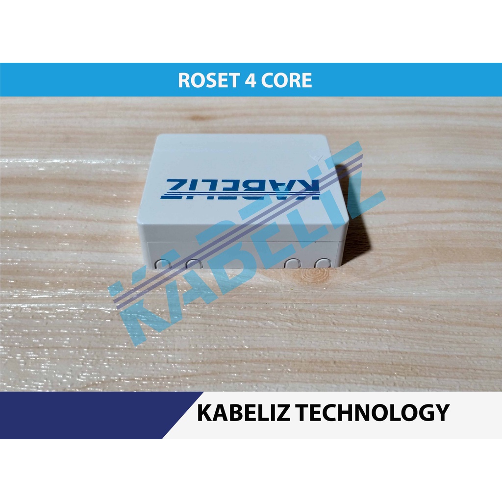 ROSET 4 CORE Kosongan Roset 4C Kecil