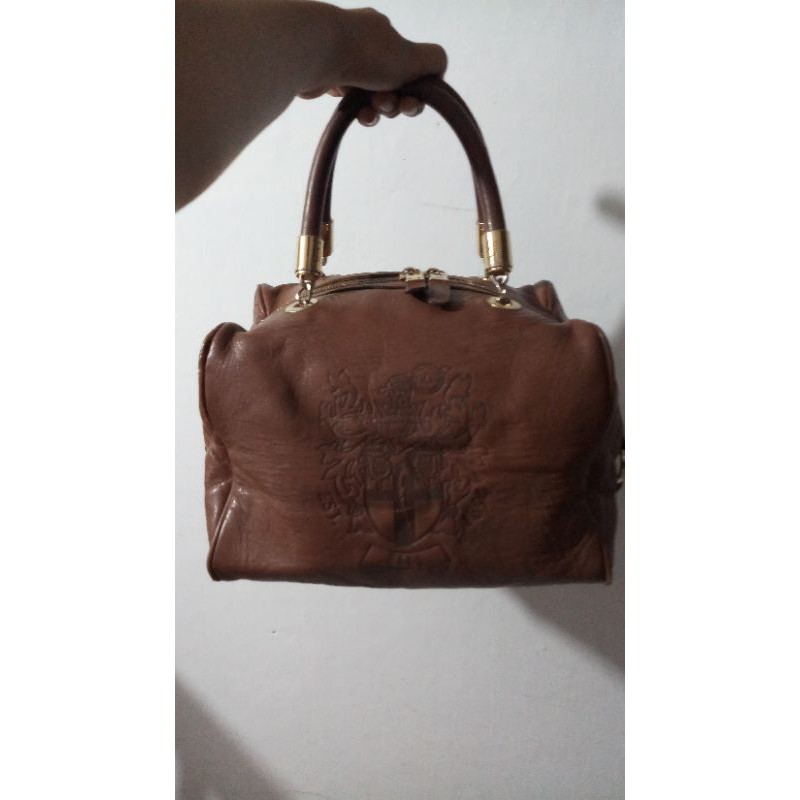 Daks handbag kulit tebal preloved