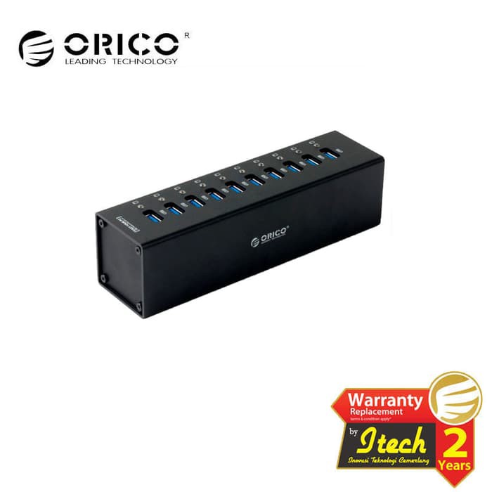 ORICO A3H10 Aluminium Super Speed 10 Ports USB3.0 HUB