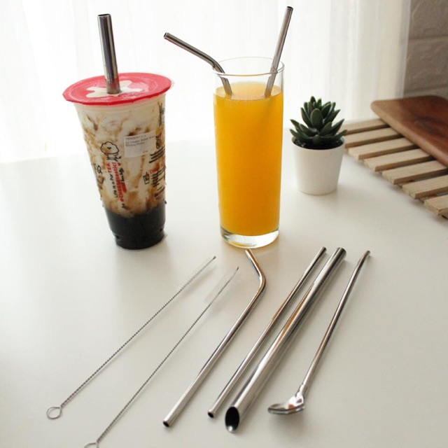 READY STOCK STAINLESS STEEL STRAW