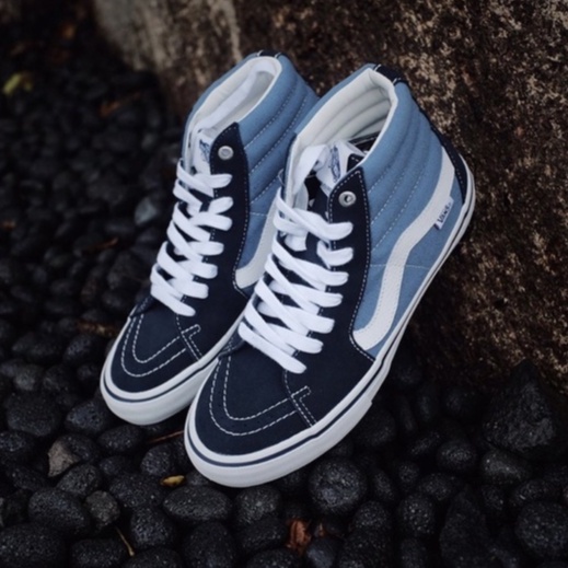 vans sk8 hi navy pro