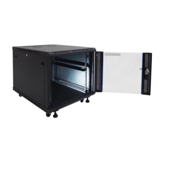 IR8015G - 15U Close Rack Depth 800mm Glass Door 19&quot; - INDORACK