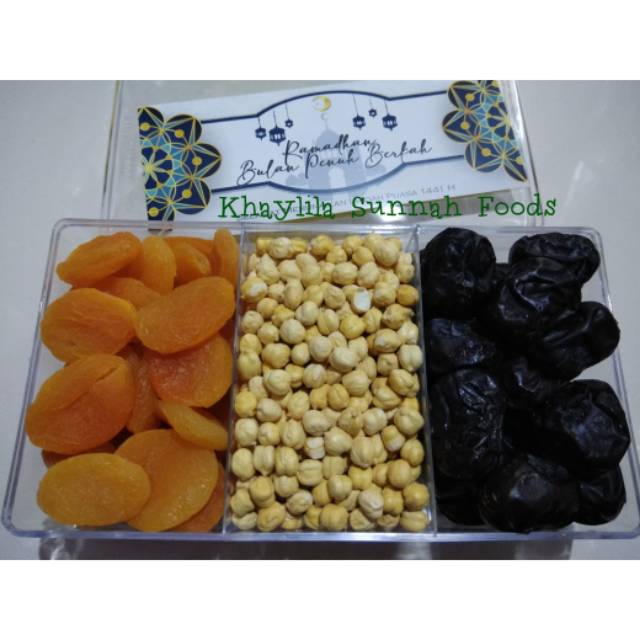 

Cemilan Sehat D ( Apricot, Kacang Arab, Ajwa )